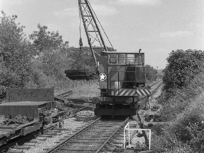 Point removal at Merryfield Lane Halt 23rd July 1985